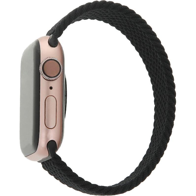Thumbnail - OEM Elastisches Band M für Apple Watch 42/44/45 mm Länge 155 mm schwarz, Uhrenarmband, Schwarz