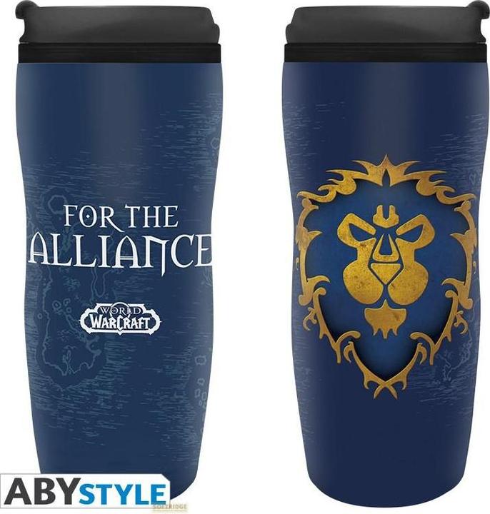 Produktbild ABYstyle WORLD OF WARCRAFT - Travel mug Alliance (355 ml, 1 x)