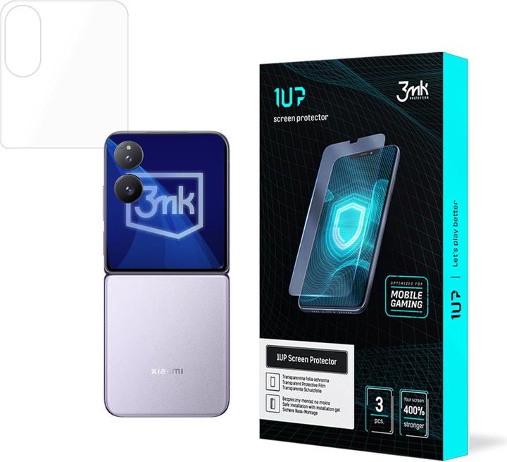 Actual product image 3MK 1UP pro Xiaomi Mix Flip (front) (5903108600040) (3 pcs., Xiaomi MIX Flip)