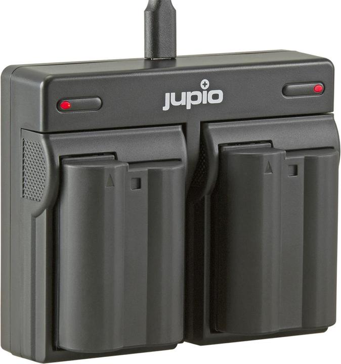 Actual product image Jupio Value Pack: 2X Battery EN-EL15C 2100mAh + USB Dual Charger