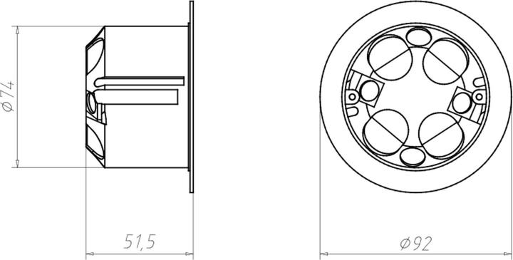 Actual product image Kaiser Junction box