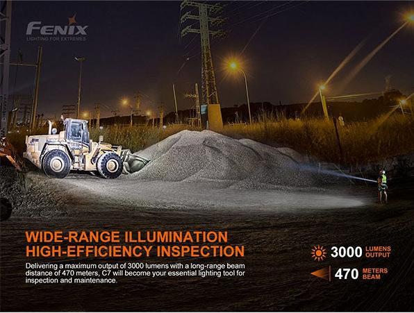 Actual product image Fenix C7 (14.90 cm, 3000 lm)