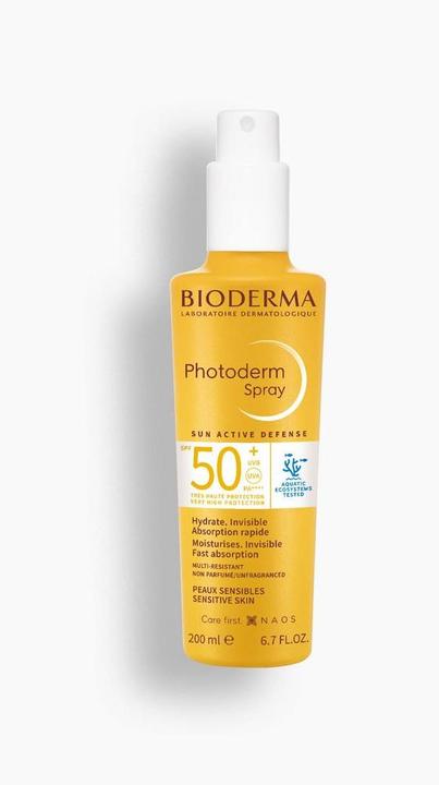 Actual product image Bioderma Photoderm spray SPF50+ liq (Sun spray, SPF 50+, 200 ml)