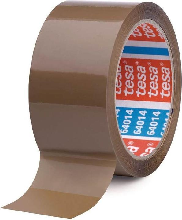 Actual product image tesa PP adhesive packing tape, ® 64014, pack of 72 rolls, brown. (50 mm)