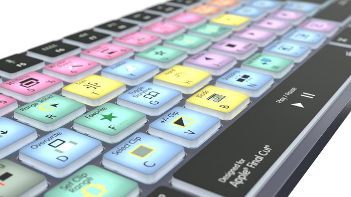 Actual product image Logickeyboard Apple Final Cut Pro X Titan DE (Mac) (DE, Wireless)
