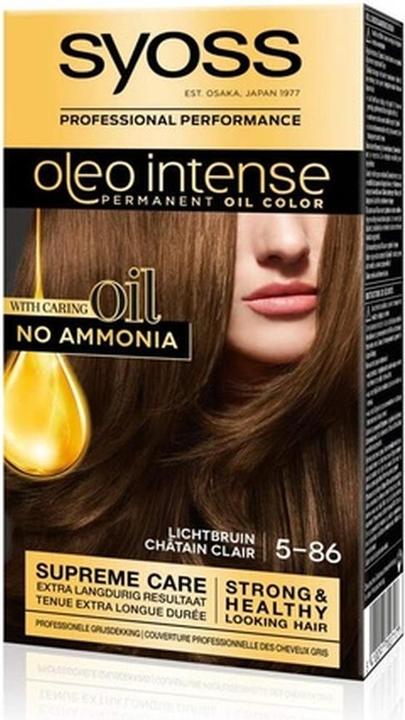 Immagine prodotto Syoss Colore Oleo Intenso 5-86 Tintura per capelli castano chiaro (5-86 Marrone chiaro)