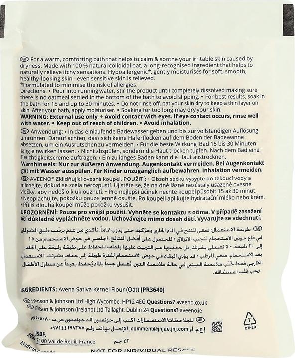 Produktbild Aveeno Dermexa Beruhigende Badezusa 336g (Badesalz)