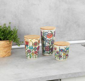 Produktbild Wenko Aufbewahrungsdose Flowers (0.70 l)