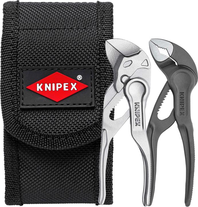 Knipex Mini Pliers Set XS in Belt Pouch (100 mm)