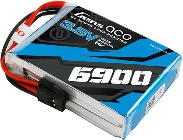 Produktbild Gens Ace 6900mAh 3.8V 1C 1S2P LiPo Battery (3.80 V, 6900 mAh)