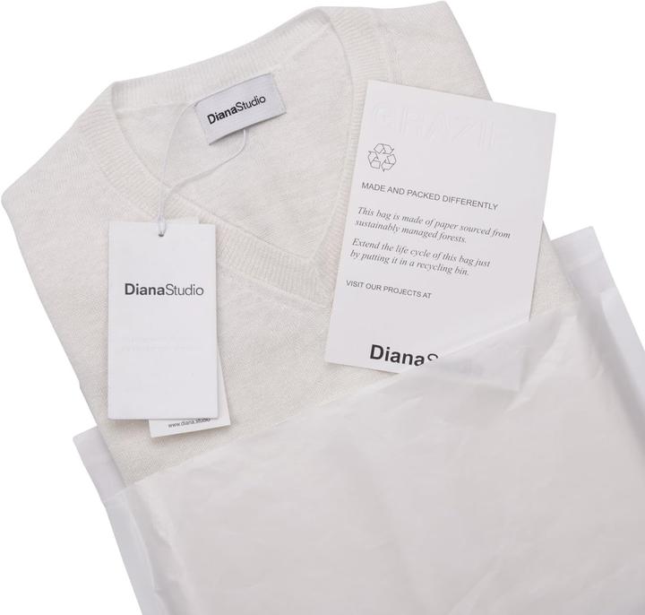 Immagine prodotto Diana Studio Top in Lino con Scollo a V (S)