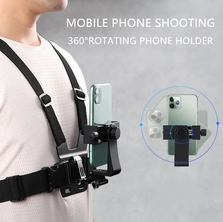 Produktbild PhoneLook Universal FPV Brust Telefon- & GoPro Halterungsgurt (Universal)