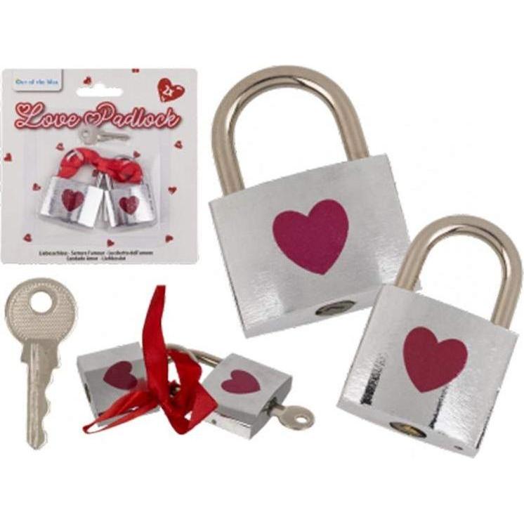 Sombo Liebesschloss mit rotem Herz (62/6132)