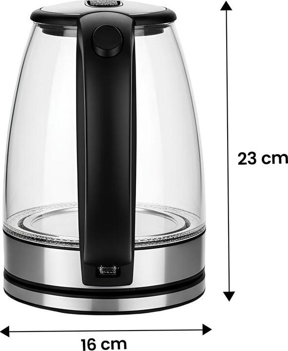 Produktbild Avizar Glas-Wasserkocher 2 l Borosilikat (2 l)