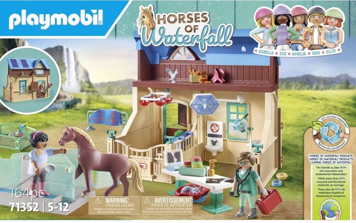 Actual product image Playmobil Riding therapy & veterinary practice (71352, Playmobil Horses of Waterfall)