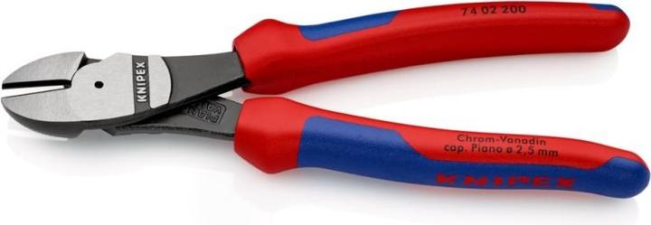Actual product image Knipex High Leverage Diagonal Cutter 74 02 200 SB (200 mm)