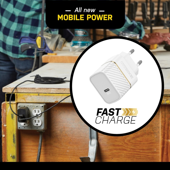 Actual product image OtterBox EU Fast Charge Wall Charger (20 W)