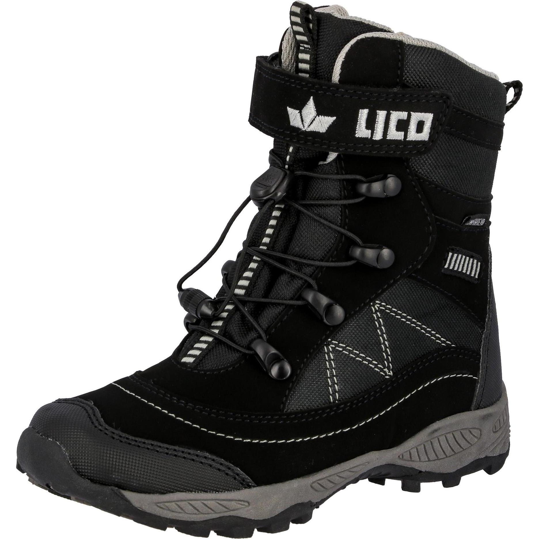 Lico, Jungen, Boots + Stiefel, Sundsvall VS, Schwarz, (34)