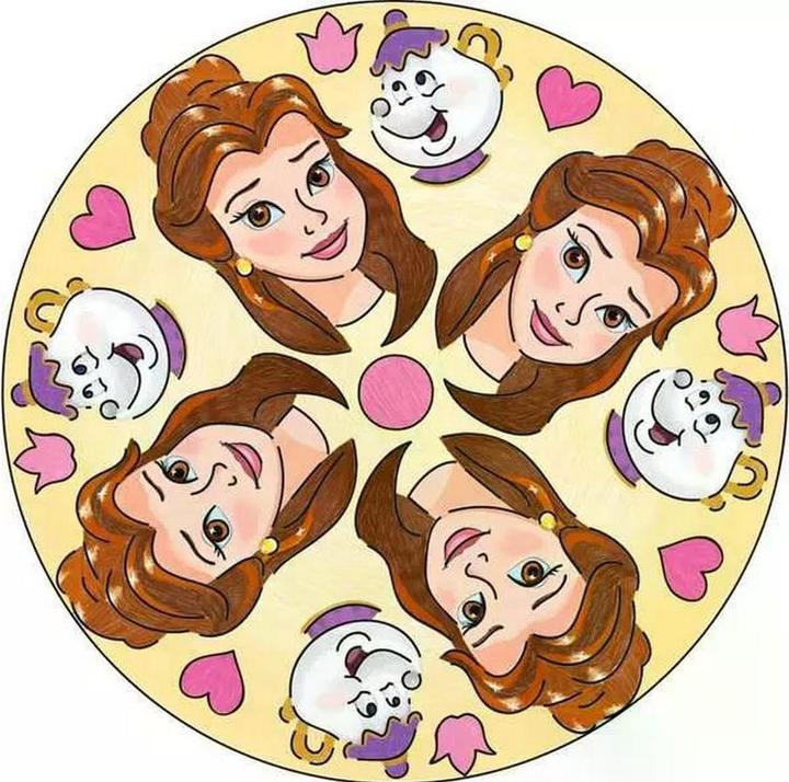 Actual product image Ravensburger Mandala Disney Princess