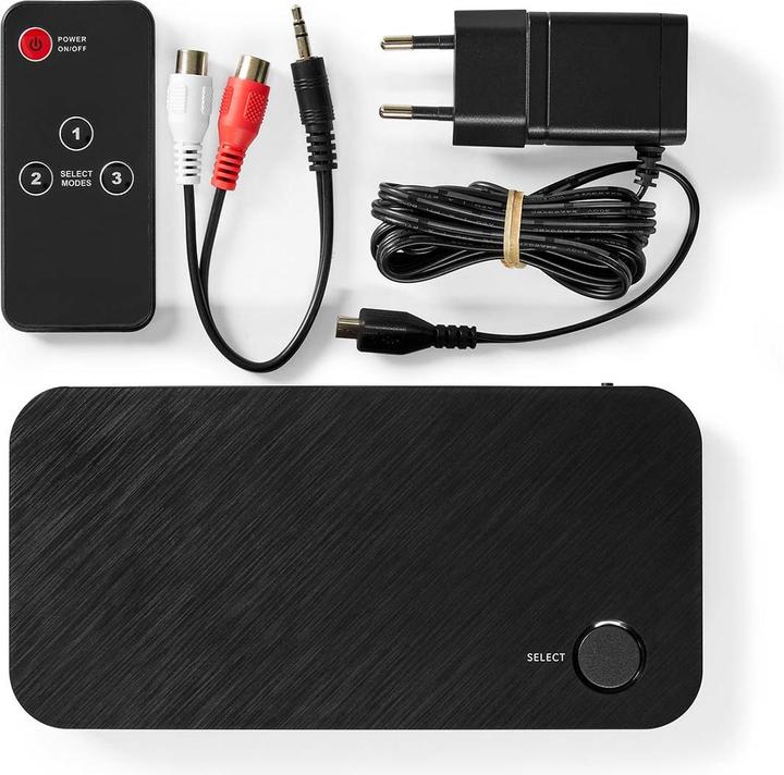 Actual product image Nedis Digital Audio Converter | 2-way | Connections - Input: DC Power / 3x HDMI™ Input | Connections (0.06 m, Optical)