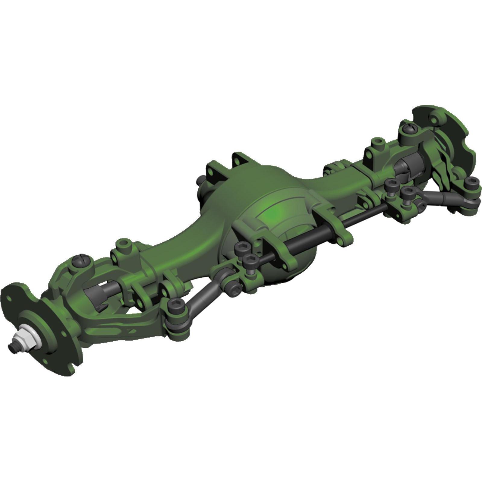 Amewi Assale sterzante 1 anteriore completamente montato per camion 8x8 verde