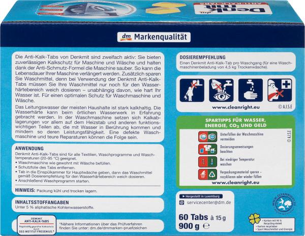 Produktbild dm Denkmit Antikalk-Tabs