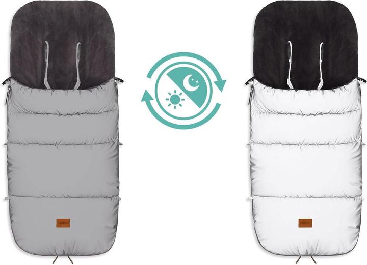 Image du produit Fillikid Fusssäcke für Kinderwagen & Buggys Fleece-Fusssack Kinley Reflect mit reflektierendem