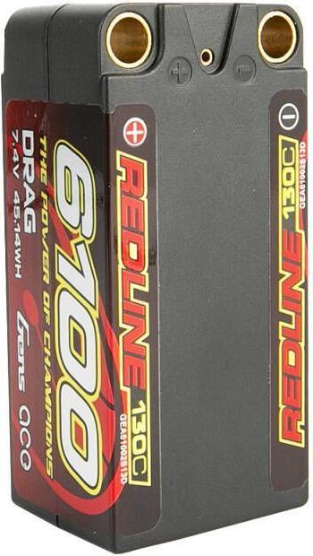 Produktbild Gens Ace Redline Series 6100mAh 7.4V 130C 2S2P HardCase 71 LiPo Battery (7.40 V, 6100 mAh)