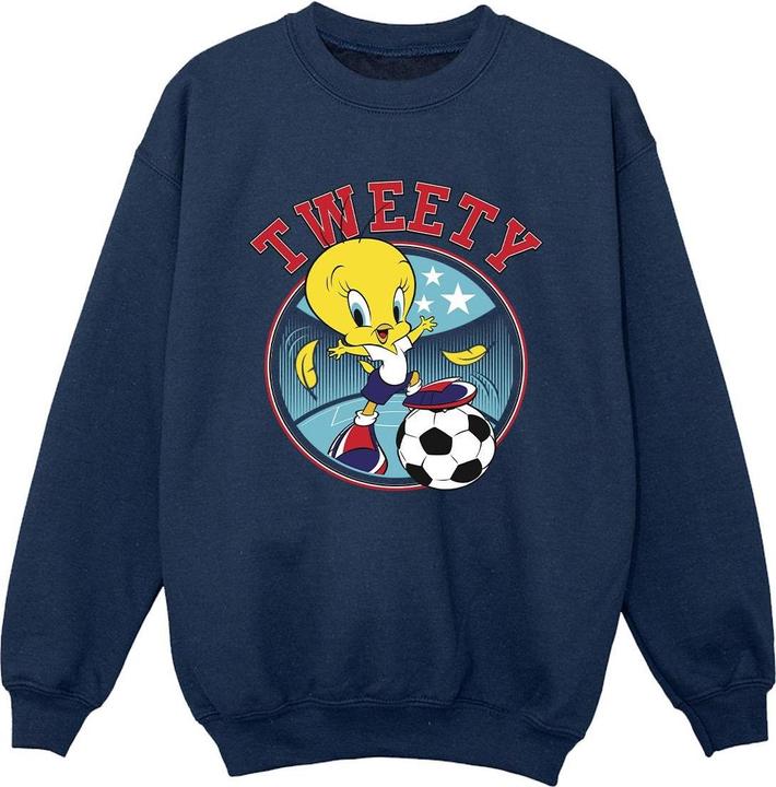 Actual product image Looney Tunes Boys Tweety Football Circle Sweatshirt (140, 146)