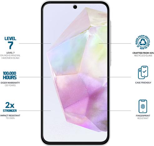 Image du produit Eiger SP Mountain Glass (1 pcs, Samsung Galaxy A36, Samsung Galaxy A56, Samsung Galaxy S24 FE)