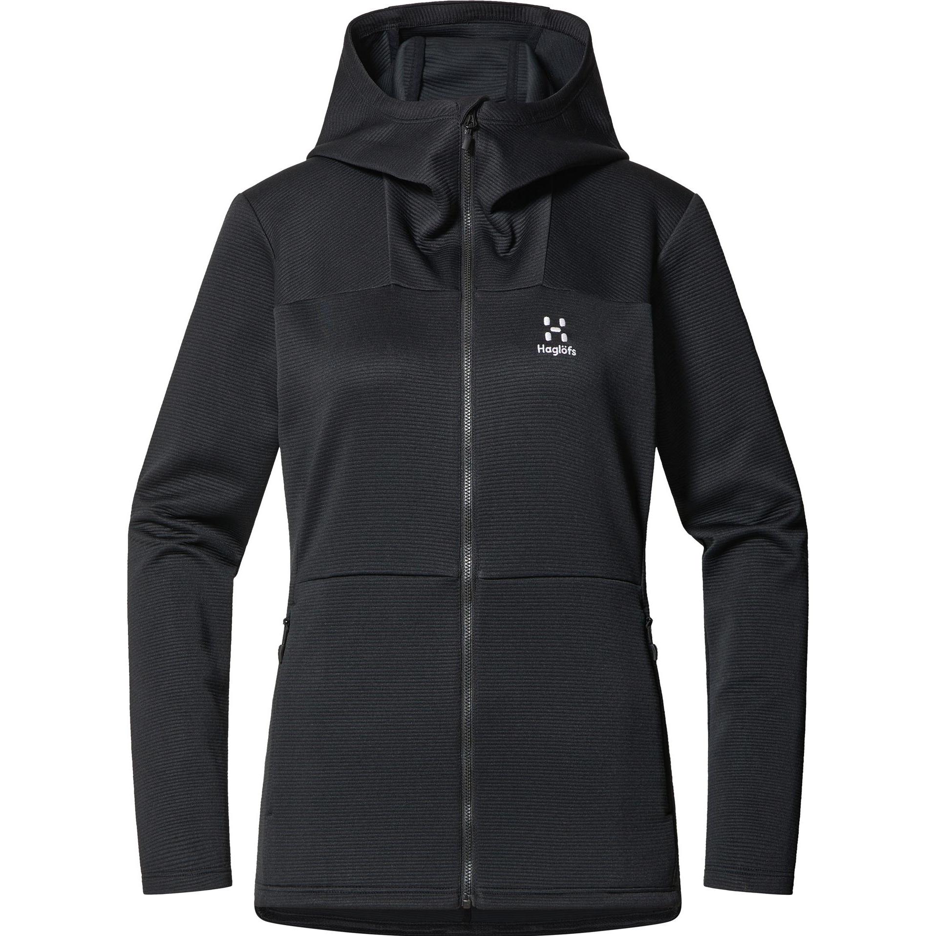 Haglöfs, Damen, Jacke, Women's Willow Mid Hood (S), Schwarz, S