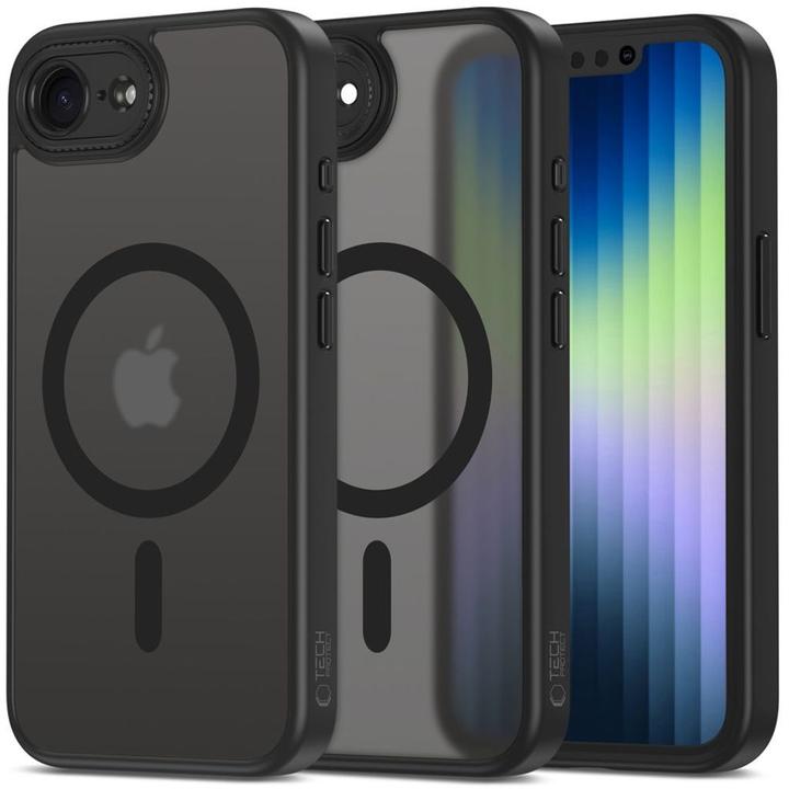 Produktbild Tech-Protect MagCam MagSafe iPhone 16e Case - Matte Black (Apple iPhone 16e, Apple iPhone 17e)