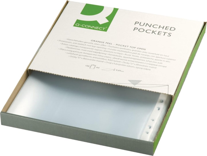 Image du produit Q-Connect Pochettes de pointage (A4, 100 x)