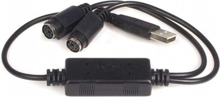 Produktbild StarTech USB To Ps2 Adapter (0.44 m, PS/2)