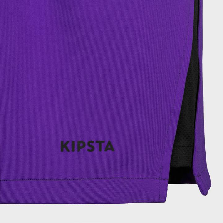 Actual product image Kipsta Women's/men's football goalkeeper shorts - F900 purple (XL)