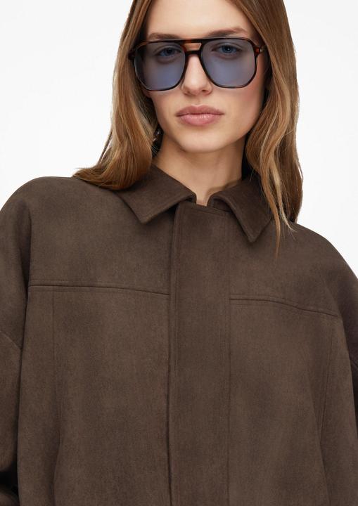 Actual product image Comma Indoor-Jacke Blouson in Velours-Optik (M)