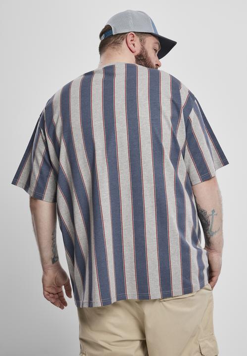 Image du produit Urban Classics Printed Oversized Bold Stripe Tee (S)