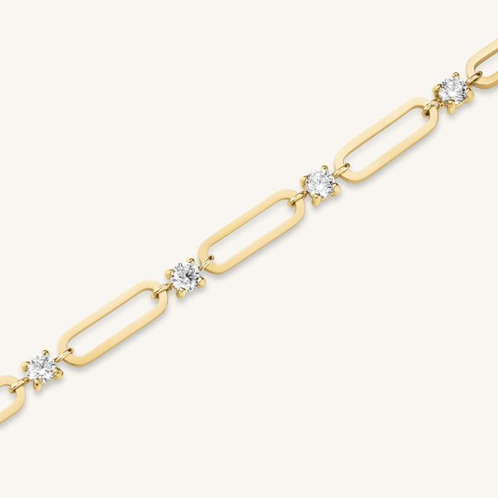Produktbild Rosefield Armband (19.50 cm, 14K Yellow gold plated stainless steel 316L, Edelstahl)