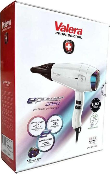 Immagine prodotto Valera Asciugacapelli ePower 2020 eQ RC D BL Nero (1600 W)