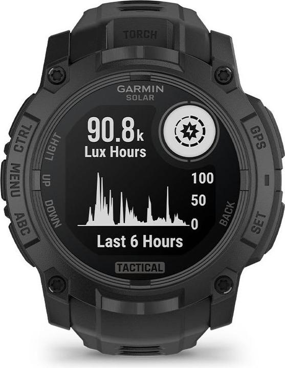 Produktbild Garmin Smartwatches SMARTWATCH INSTINCT 3 SOLAR/BLACK 010-02935-50 (45 mm)