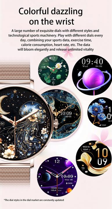 Actual product image PhoneLook Smart Watch NX21 mit Touchscreen-LED Sport-/Fitness-/Schlafprogrammen Mailänder Armband