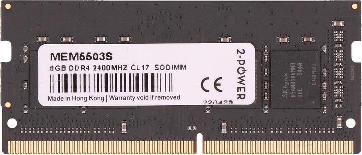 Image du produit 2-Power Value 8GB DDR4 2400MHz CL17 SoDIMM (3 cabines, 5880 mAh)