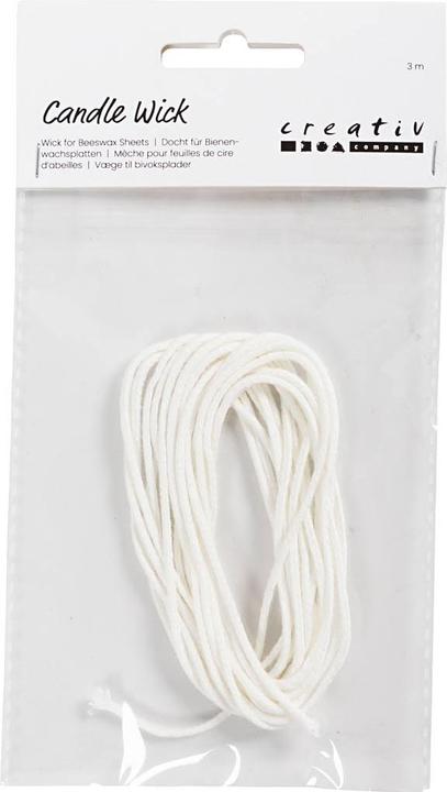 Actual product image Creativ Company Candle wick 3 m x 2 - 3 mm White