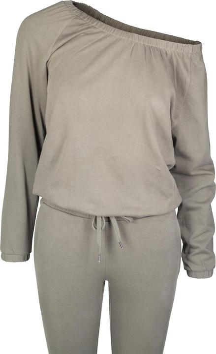Actual product image Urban Classics Ladies Cold Shoulder Terry Jumpsuit (M)