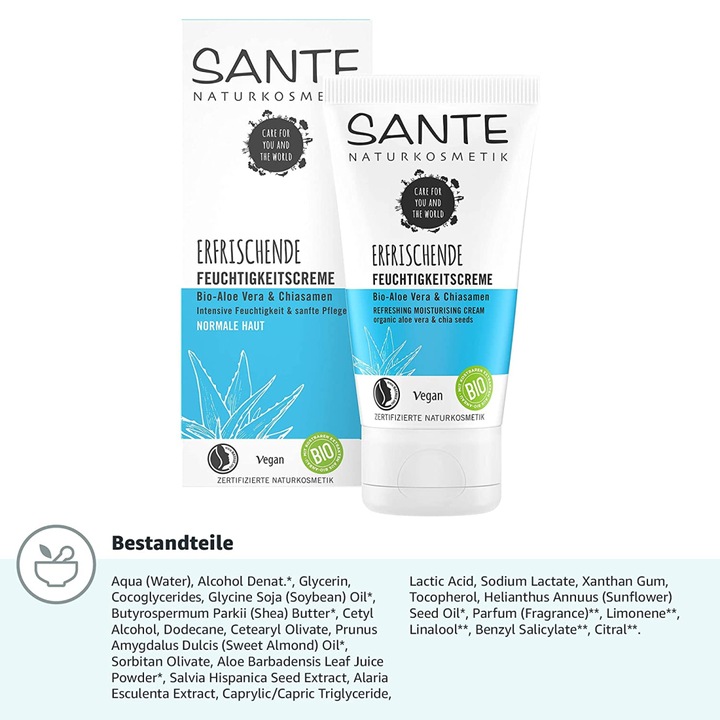 Actual product image Sante Refreshing (50 ml, Day cream)