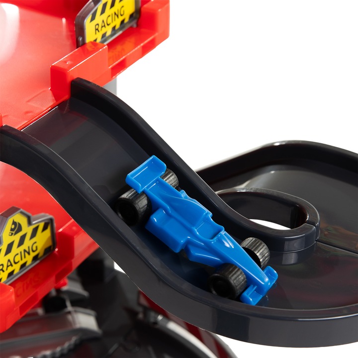 Actual product image Polesie Cavallino Racing Red multi-storey car park with 4 floors and
