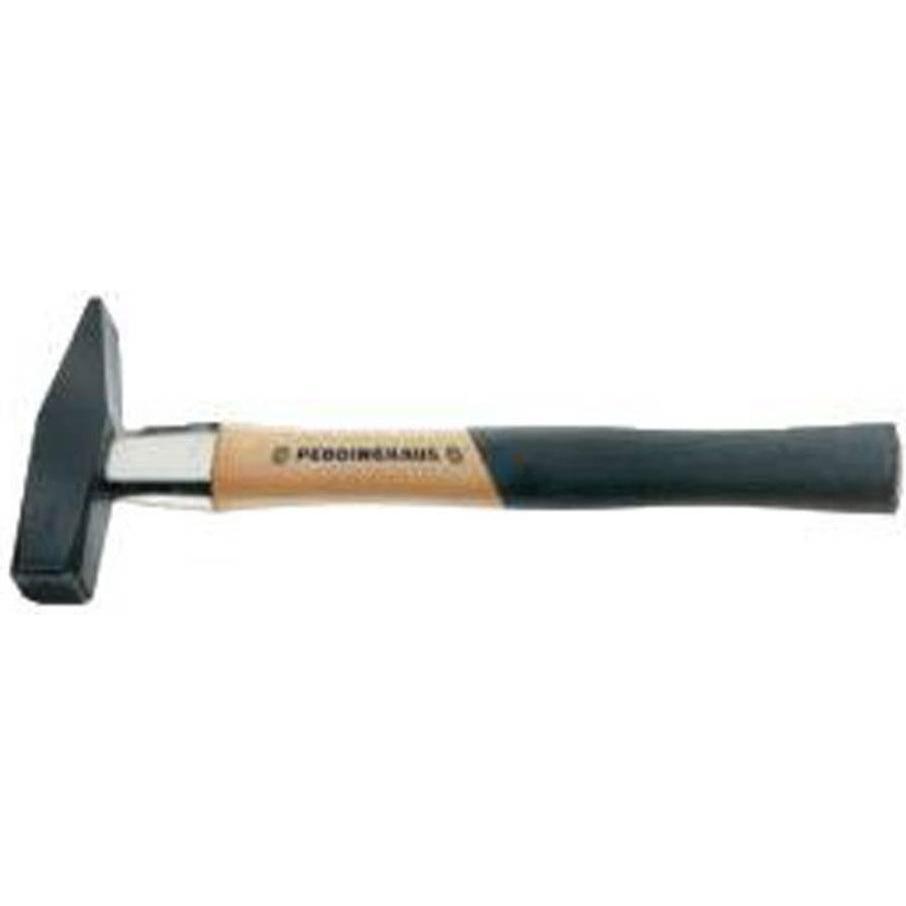 Thumbnail - Peddinghaus, Hammer, Schlosserhammer 800 G Mit Metall-Schlagschutzhuelse Und Hickorystiel - Din 1041 (800 g)