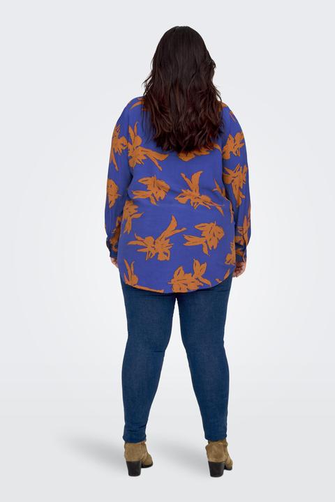 Actual product image Only Curvy print top with long sleeves (46)