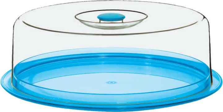 Actual product image Cosmoplast 6738 Transparent Round Cake Container