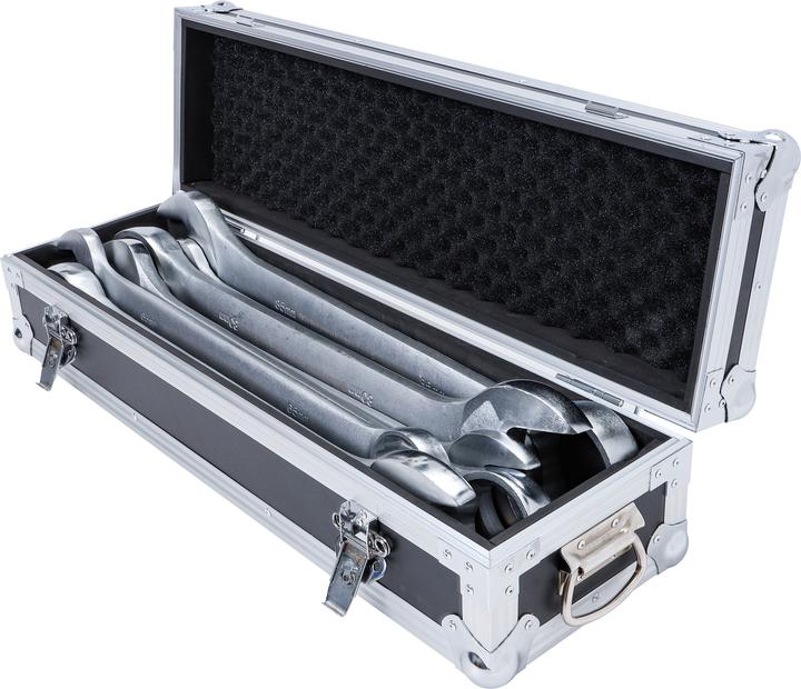 Produktbild BGS Maul-Ringschlüssel-Satz XXL SW 55 - 85 mm 7-tlg. (80 mm, 58 mm, 82 mm, 85 mm, 63 mm, 68 mm, 62 mm, 66 mm, 67 mm, 56 mm, 74 mm, 55 mm, 76 mm, 70 mm, 57 mm, 65 mm, 75 mm, 78 mm, 60 mm, 71 mm, 77 mm)